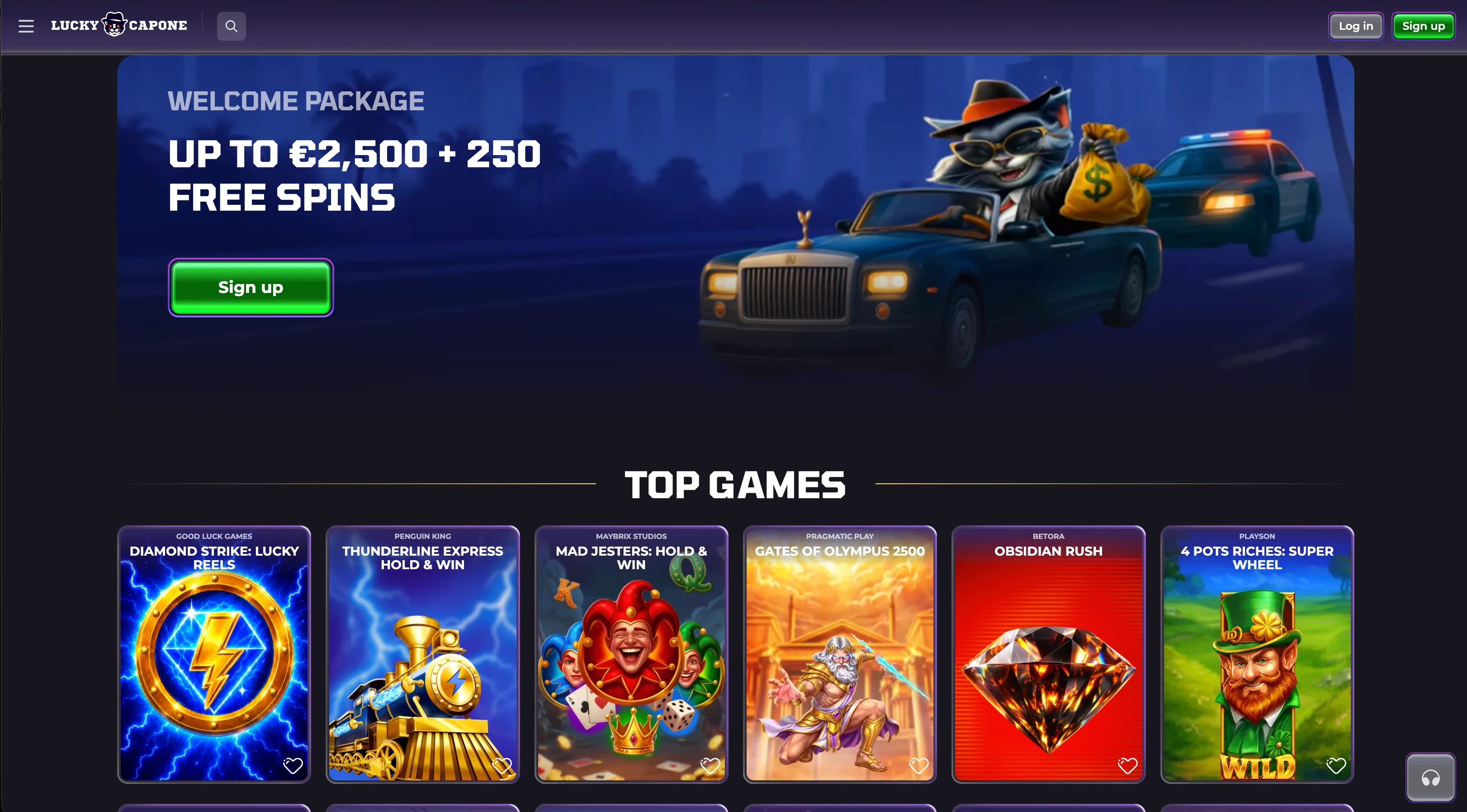 Luckycapone Casino